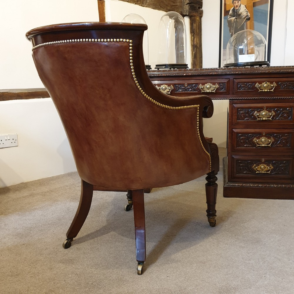 Early 19th Century Library chair -  View III