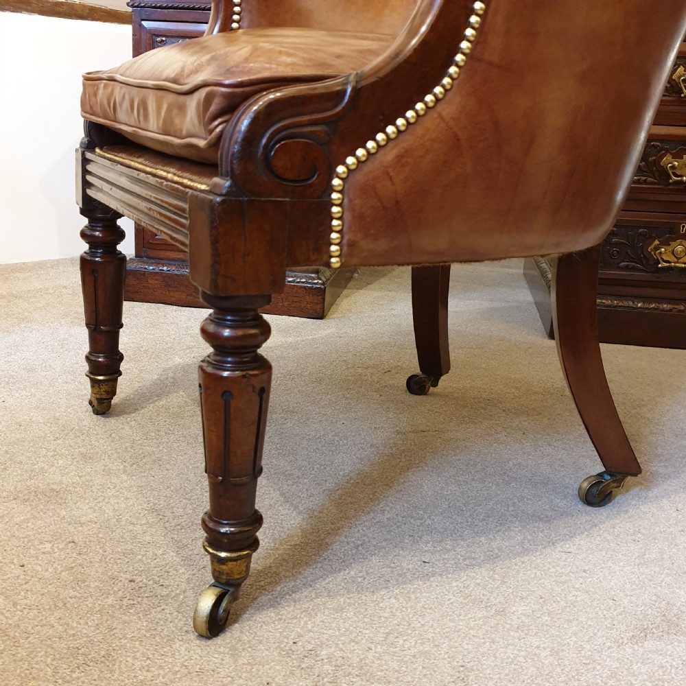 Early 19th Century Library chair -  View IV