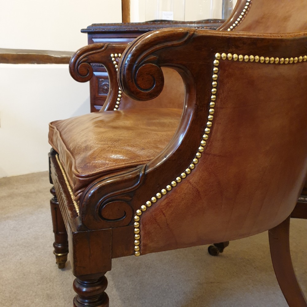 Early 19th Century Library chair -  View V