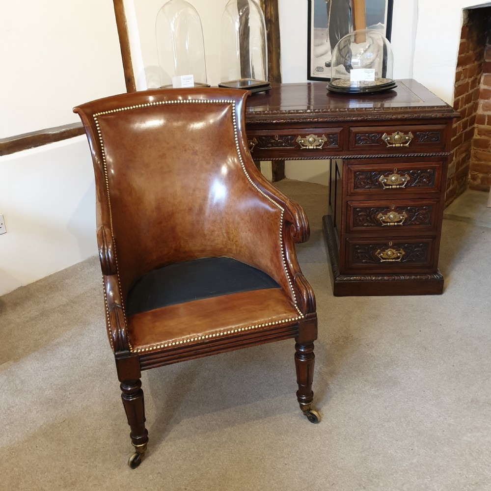 Early 19th Century Library chair -  View VIII