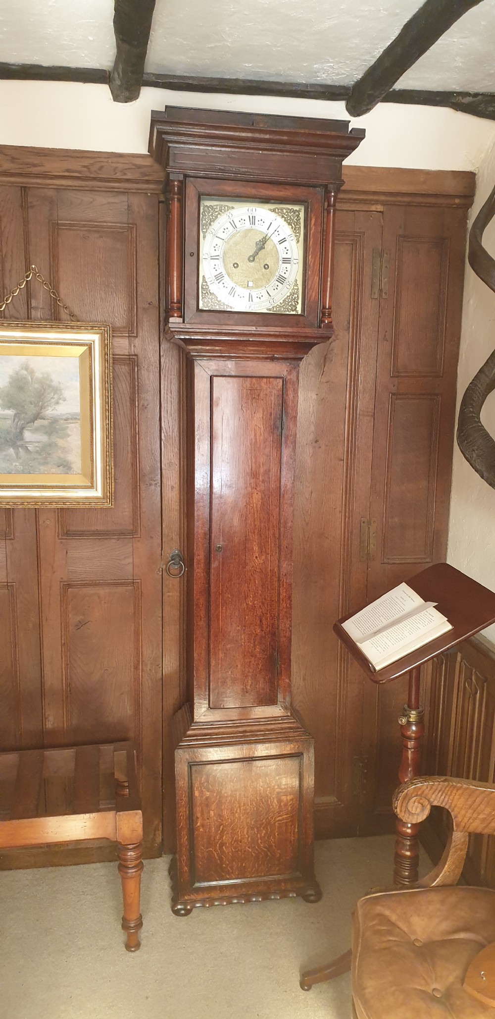 Early 18th Century  Oak Longcase Clock by Blackburn of Oakham, (County town of Rutland)