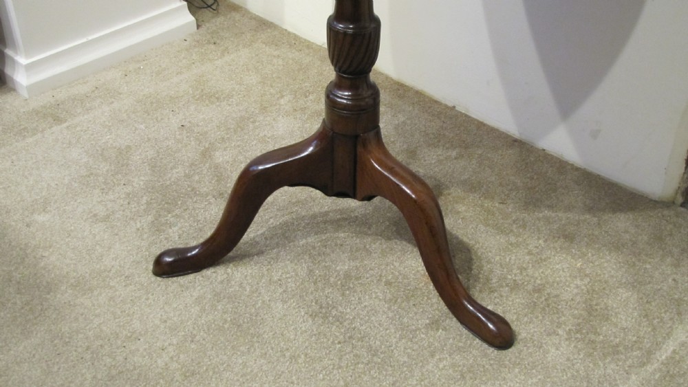 George III mahogany tilt-top table  View III