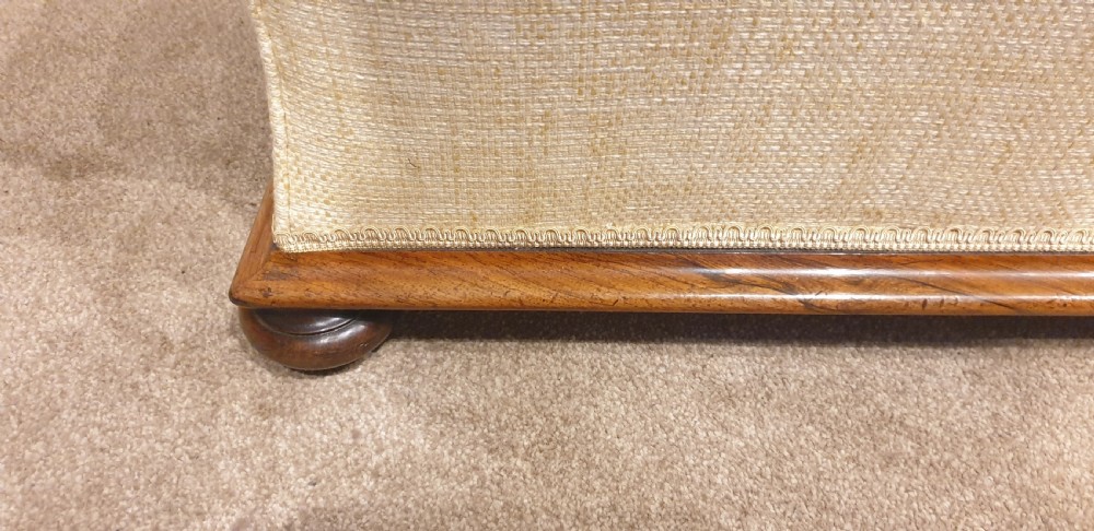A re-upholstered rosewood ottoman (Circa 1850) View IV