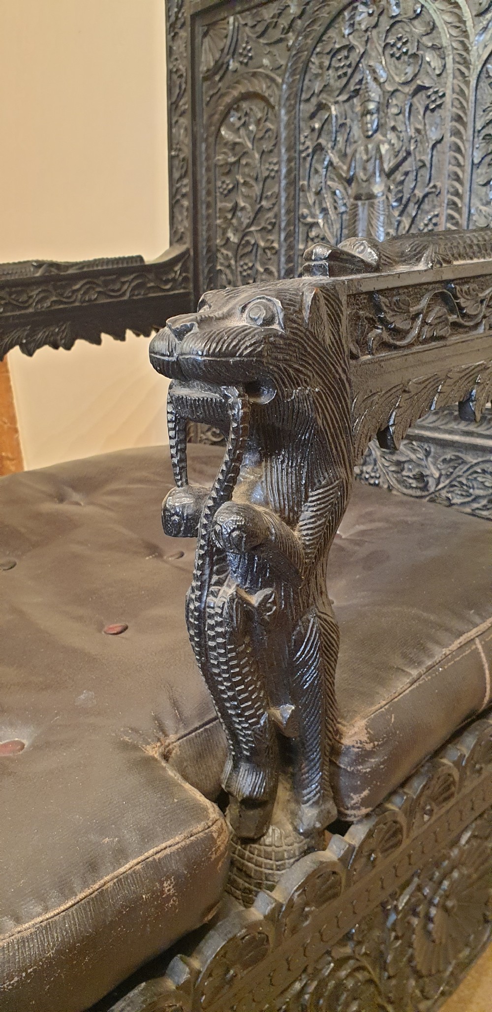 A Late 19th Century Anglo Indian Armchair  View X