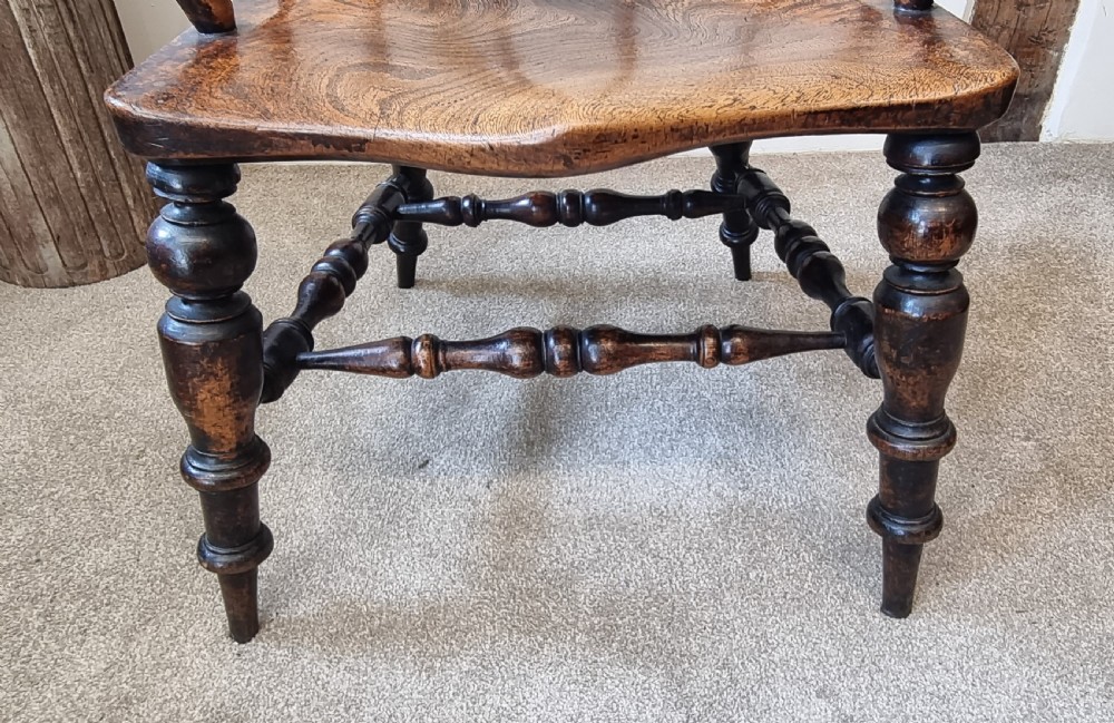 19th Century elm & beech captain's chair  View VII