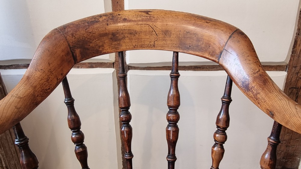 19th Century elm & beech captain's chair  View VIII