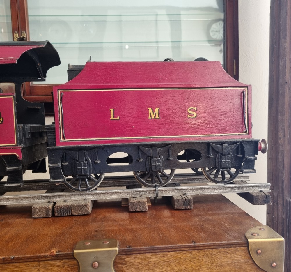 'A fine and impressive 1930's  wooden scratch-built  steam locomotive View VI