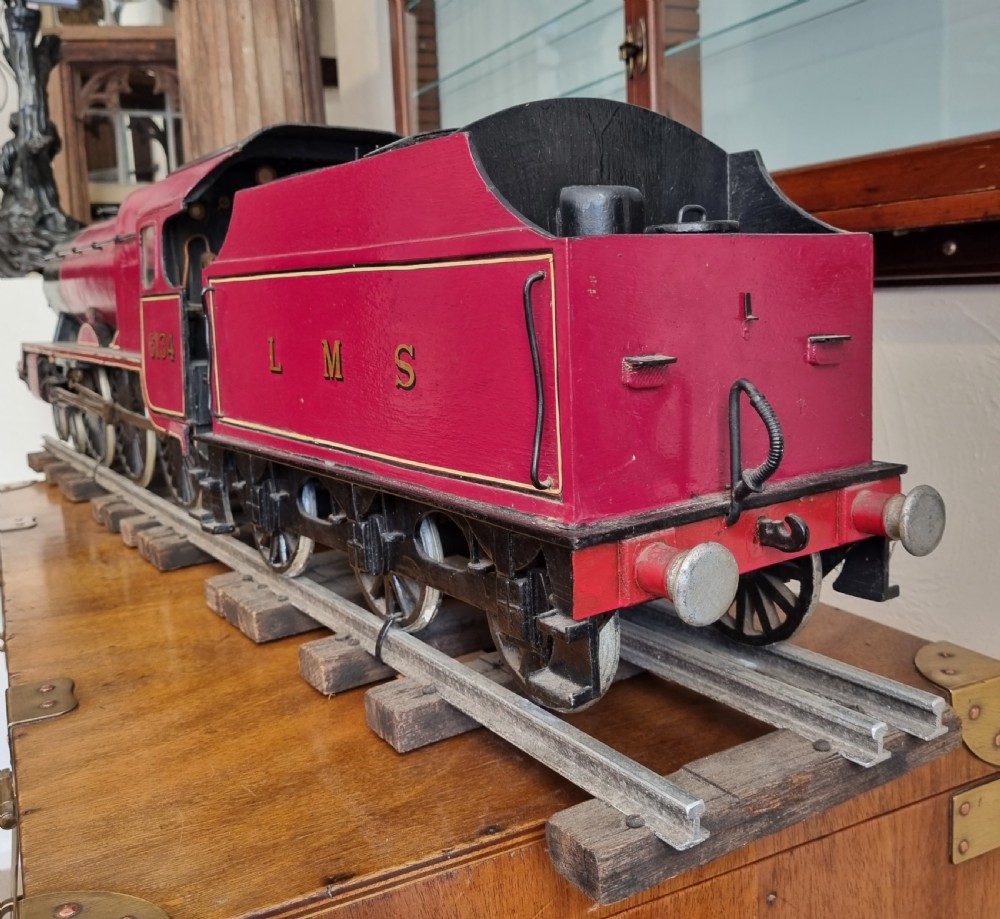 'A fine and impressive 1930's  wooden scratch-built  steam locomotive View VII