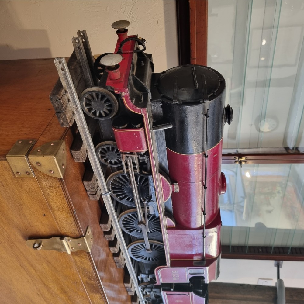'A fine and impressive 1930's  wooden scratch-built  steam locomotive View X