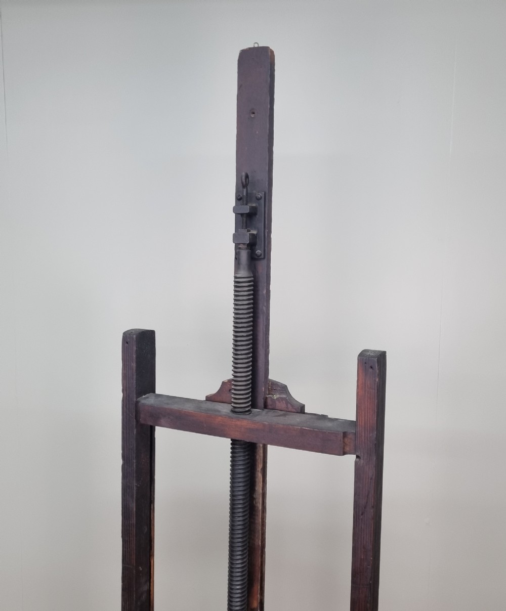 An adjustable artist's studio easel  View VI