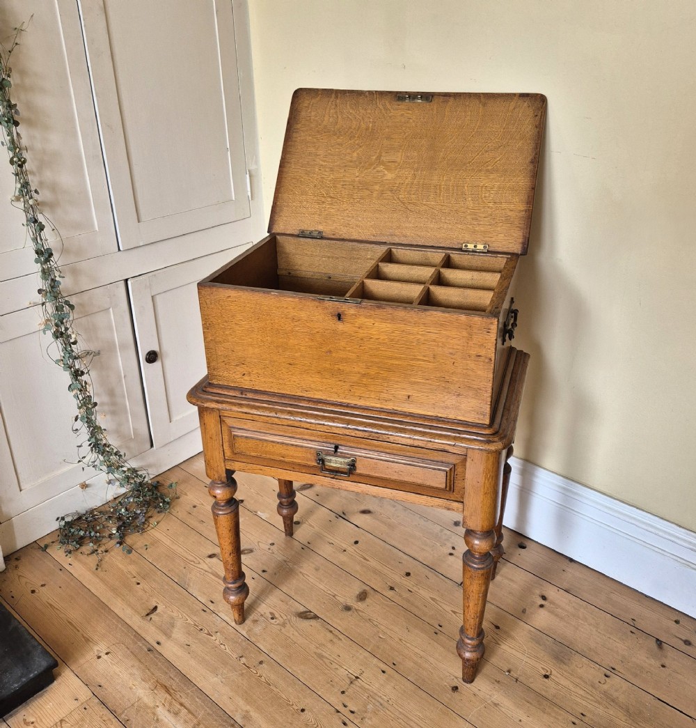 An original North Eastern Railway ticket collecting box on stand (Late 19th Century)