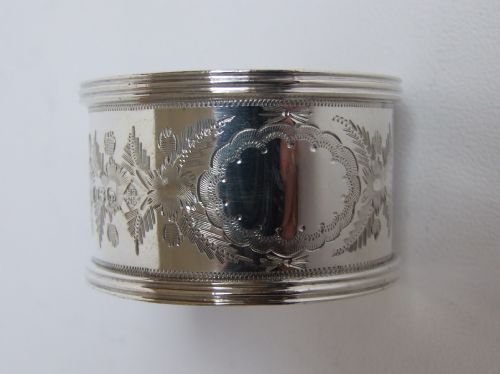 A Superior Vcitorian Silver Napkin Ring.