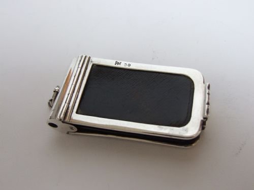 An Extremely Rare Victorian Sprung Coin Purse in Hallmarked Silver.