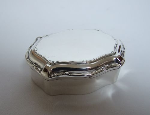 A Gorgeous Silver Trinket Box, Hallmarked 1912. Exactly 100 Years Old.