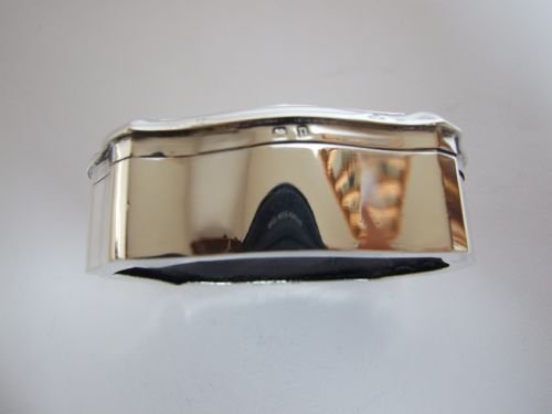 fig 1. A gorgeous silver trinket box, hallmarked 1912. Exactly 100 years old.