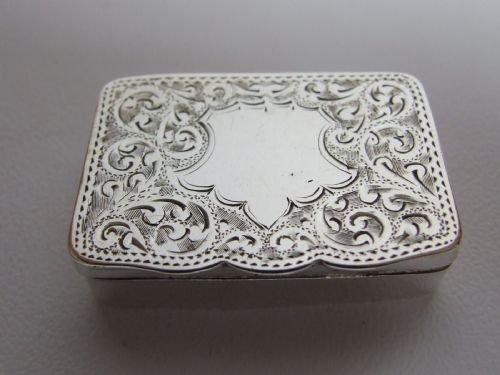 A Charming Edwardian Silver Pillbox.