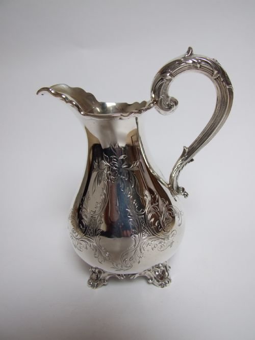 A Magnificent Early Victorian Silver Cream Jug.