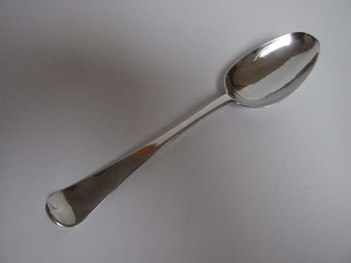 A Superb Early George II Silver Rattail Tablespoon.