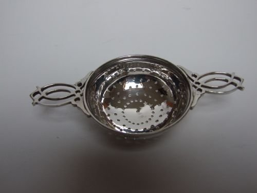 A Delightful First World War Silver Teastrainer.