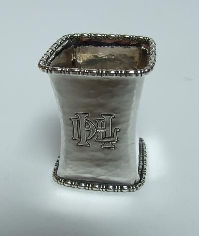 An Extremely Rare Silver Napkin Ring by Omar Ramsden.