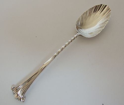 An Unusual Victorian Onslow Pattern Teaspoon.