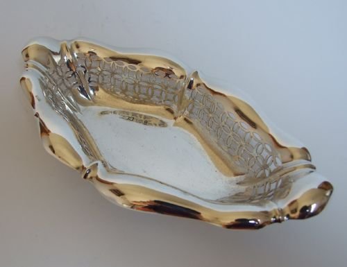 Fine Edwardian Pierced Silver Dish.