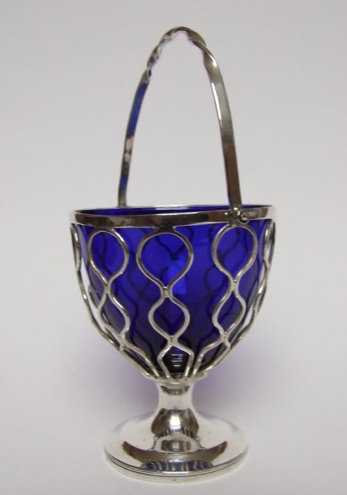 A Gorgeous Edwardian Silver Sweetmeat Basket.