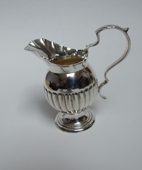 A Charming Edwardian Silver Cream Jug.