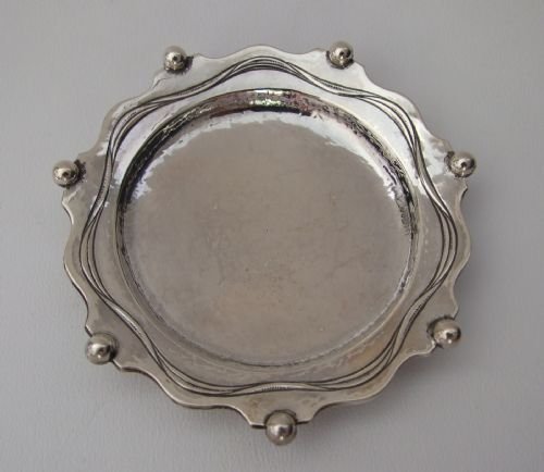 Extremely Rare Omar Ramsden Silver Trinket Dish.