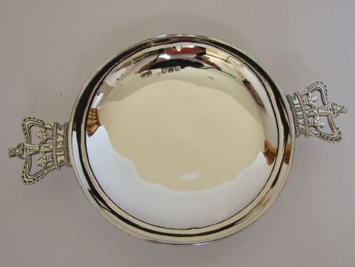 A Delightful Victorian Diamond Jubilee Commemorative Silver Wine Taster.