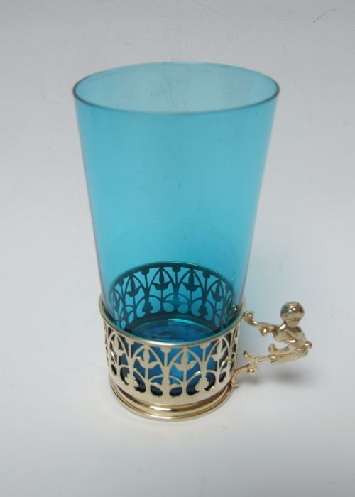 A Gorgeous Silver Mounted Champagne Beaker.