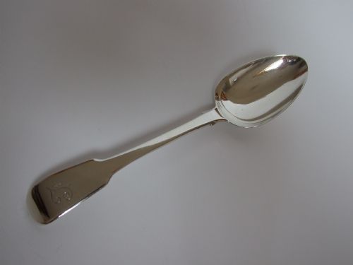A Fine George III Silver Serving Spoon.