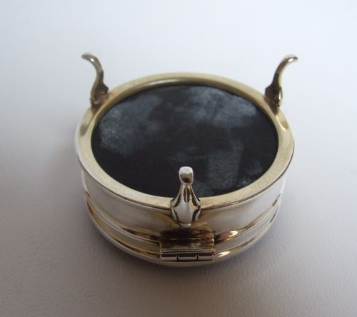 fig 1. A superb silver and enamel trinket box.