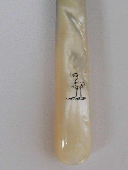fig 1. A good Georgian silver stilton scoop.
