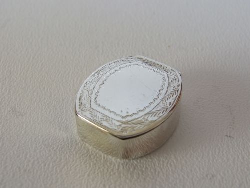 A Rare Georgian Silver Patchbox.