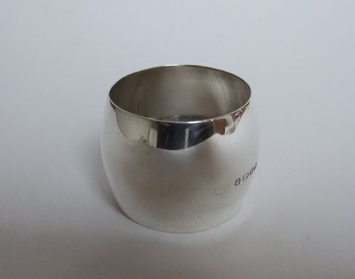 A Good Victorian Shaped Silver Napkin Ring.