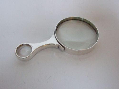 A Rare Hallmarked Silver Magnifying Glass.