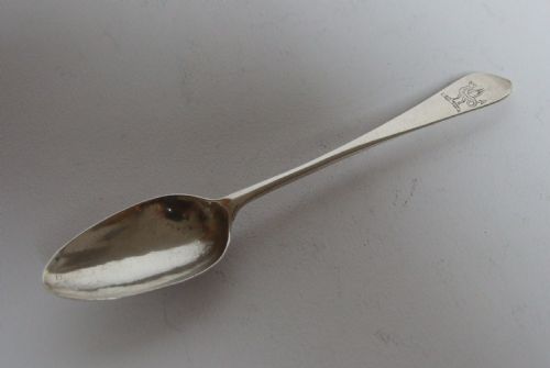 A Rare Scottish Provincial Silver Teaspoon.