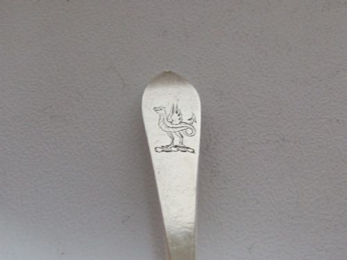 fig 1. A rare Scottish Provincial silver teaspoon.