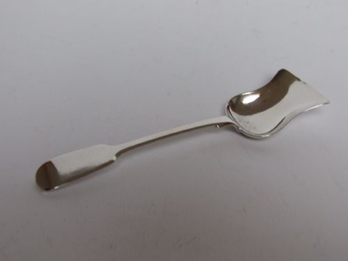 A Superb Quality William IV Silver Preserve Spoon.