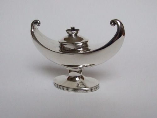 A First World War Silver Table Lighter.