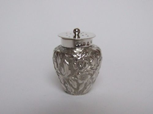 A Gorgeous Victorian Silver Pepper Pot.