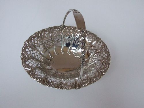 fig 1. A splendid Victorian pierced silver sweetmeat basket.