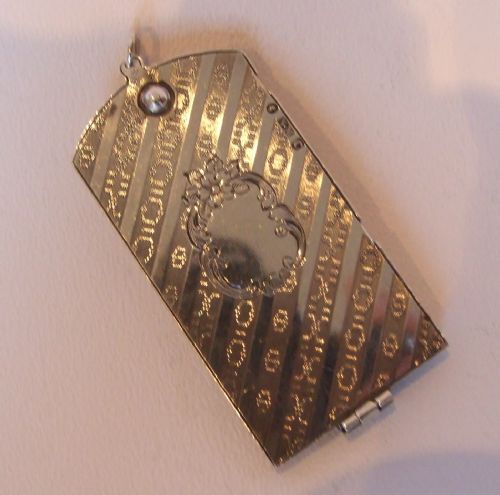 A Superb Nathaniel Mills Silver & Ivory Aide Memoire.