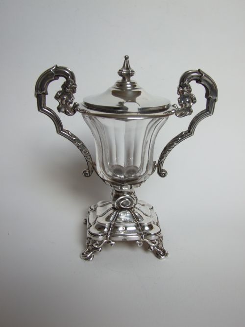 An Extremely Rare French Silver Drageoir by Alphonse Debain.
