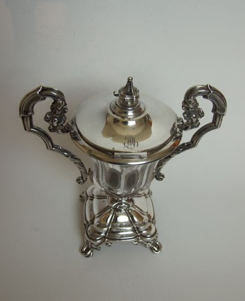 fig 1. An extremely rare French silver Drageoir by Alphonse Debain.