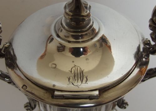fig 2. An extremely rare French silver Drageoir by Alphonse Debain.