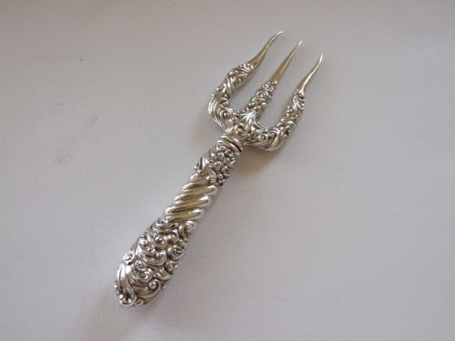 A Gorgeous Victorian Silver Serving Fork.