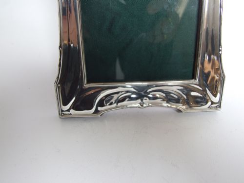 fig 1. A decorative First World War period silver photo frame.