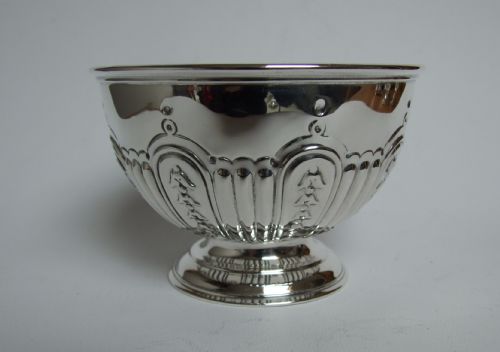 A Superb Victorian Scottish Silver Rosebowl.
